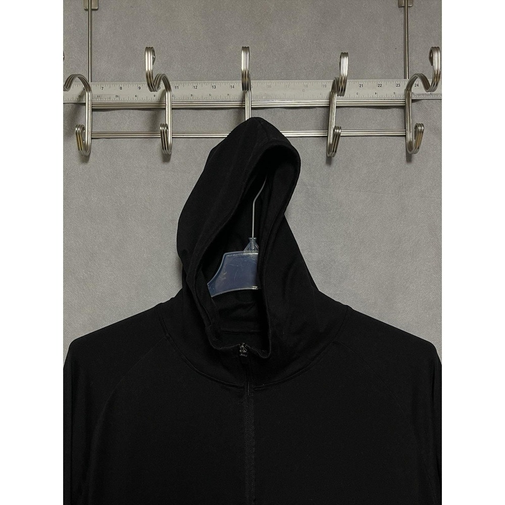 Quince Hoodie Men XL Blk Sweatshirt Full Zip Jacket Flowknit Performance Stretch